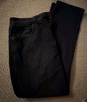 C&A Men's Straight Fit Jeans Size 36x30 in Black
